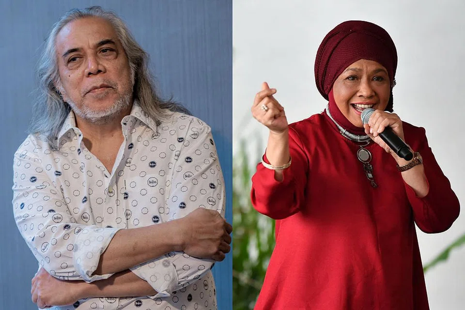 BINTANG UNDANGAN: Papa rok Ramli Sarip (kiri), Rahimah Rahim (kanan), Rudy Djoe dan Nur Iman. - Foto fail ST