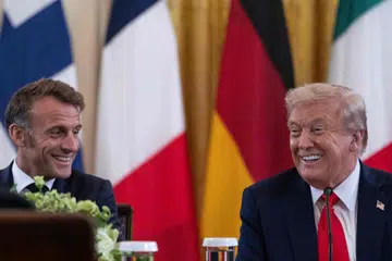Encik Emmanuel Macron, Presiden Donald Trump, rumah putih