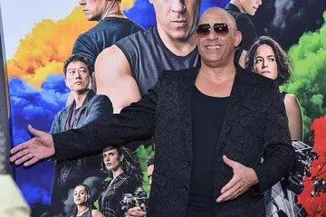 VIN DIESEL: Membawa watak Dominic Toretto dalam filem 'Fast and Furious 9' memberi semangat baru meskipun masih resah apabila ditanya tentang jumlah kereta mewah yang dikorbankan dalam francais filem ini. - Foto AFP