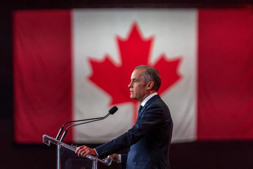 FOTO FAIL: Perdana Menteri Canada, Mark Carney, berucap pada Konvensyen Nasional Parti Liberal 2026 di Montreal, Kanada, pada 11 April 2026. Carney berkata pada 20 Julai bahawa Ottawa bersedia mempergiatkan rundingan perdagangan dengan Amerika Syarikat selepas Presiden Donald Trump mengarahkan pelaksanaan tarif baharu sebanyak 50 peratus ke atas pelbagai produk Canada. Beliau menyifatkan tindakan Washington itu sebagai melanggar Perjanjian Kanada-Amerika Syarikat-Mexico (USMCA).