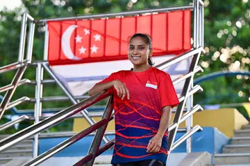 Siti Nurhayati, atlet para, lari pecut para