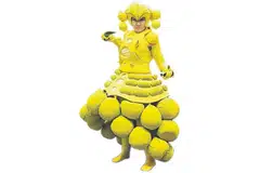 UJI KREATIVITI: Cik Siti Norzaisah Zainudin mencipta pakaian 'cosplay' sendiri malah turut menerima tempahan daripada orang lain di dalam talian. Beliau mewujudkan watak garang Saiko di pertandingan Pesta Anime C3 Asia Singapura baru-baru ini. - Foto ASIA PR WERKZ
