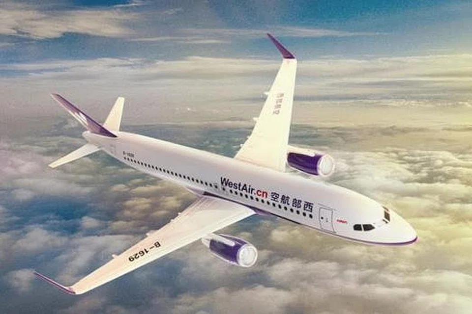 PENERBANGAN BARU DARI CHINA: Syarikat penerbangan West Air akan memulakan operasi perkhidmatan sebanyak tiga kali seminggu dari Chongqing, China, ke Singapura. - Foto WEST AIR