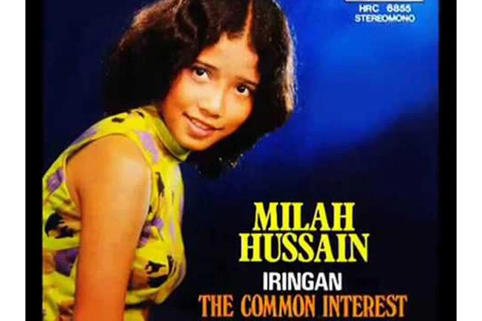 MULA AWAL: Milah sertai Bintang RTS pada usia 12 tahun sekitar 1969 dan menjadi artis rakaman dengan album terbitan Ahmad Daud dan Kassim Masdor. - Foto LAMAN PENYANYI LEGENDA 