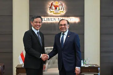 Singapura, Malaysia, Chan Chun Sing, Anwar Ibrahim, lawatan