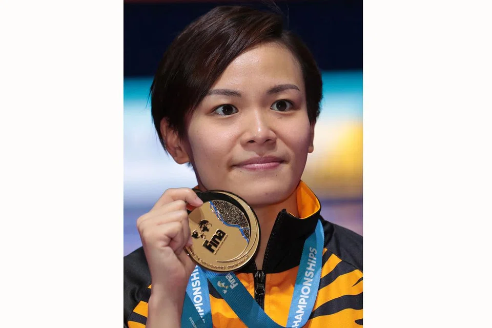 CHEONG JUN HOONG: Memang berharap dapat memenangi pingat, tetapi tidak fikir dapat mengatasi peserta China. - Foto AFP