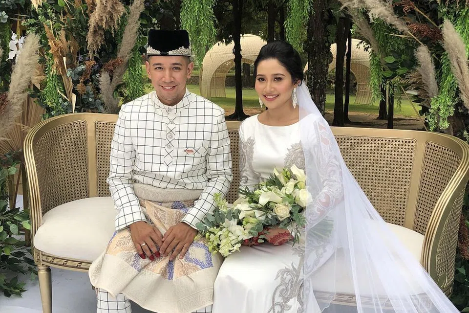 Sufi Rashid bergelar suami kepada usahawan Nurulain Md Yusof, pagi hari Sabtu (21 Sept). Foto: -HARYANI ISMAIL.