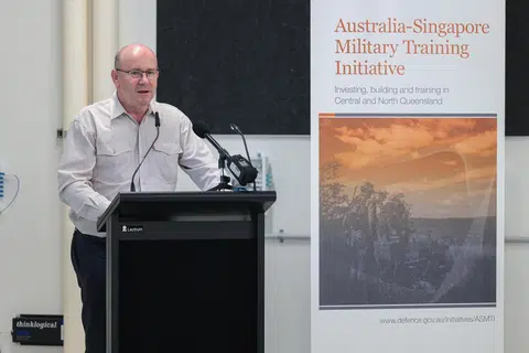 Setiausaha Jabatan Pertahanan Australia, Encik Greg Moriarty, percaya bahawa kawasan latihan tersebut dapat mengekalkan kestabilan serantau.  