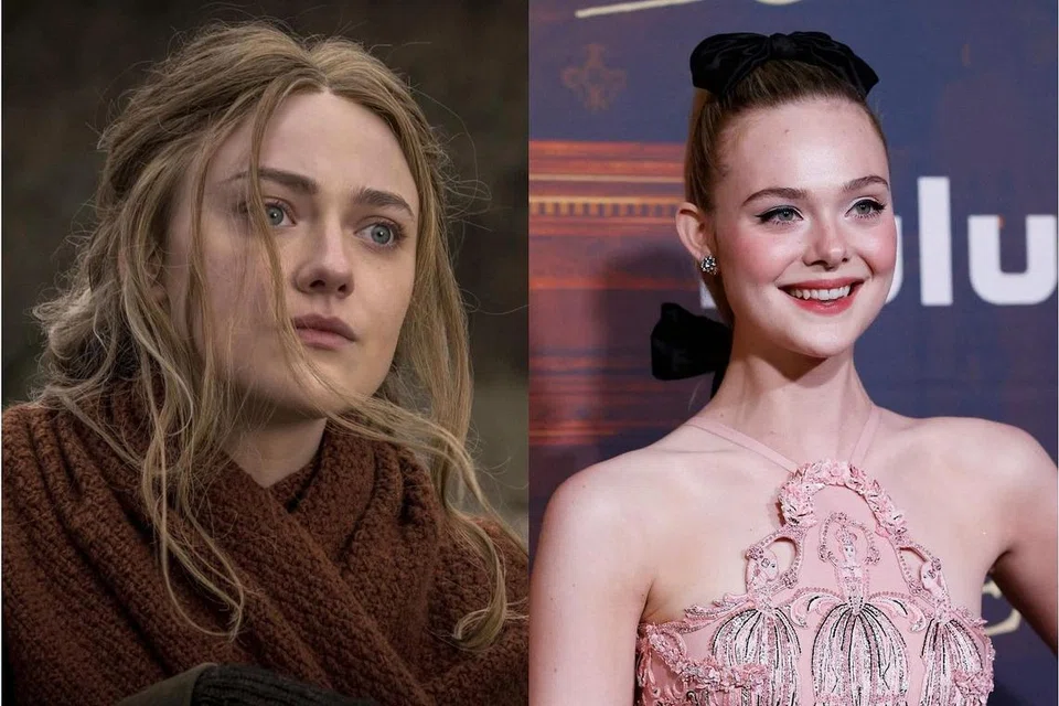 DAKOTA DAN ELLE FANNING: Pasangan adik-beradik, Dakota (kiri) dan Elle Fanning (kanan) , ini adalah cicit ke-22, Raja Edward ketiga, selain mempunyai hubungan kekeluargaan dengan ibu, Kate Middleton. - Foto-foto AFP dan SHAW ORGANISATION