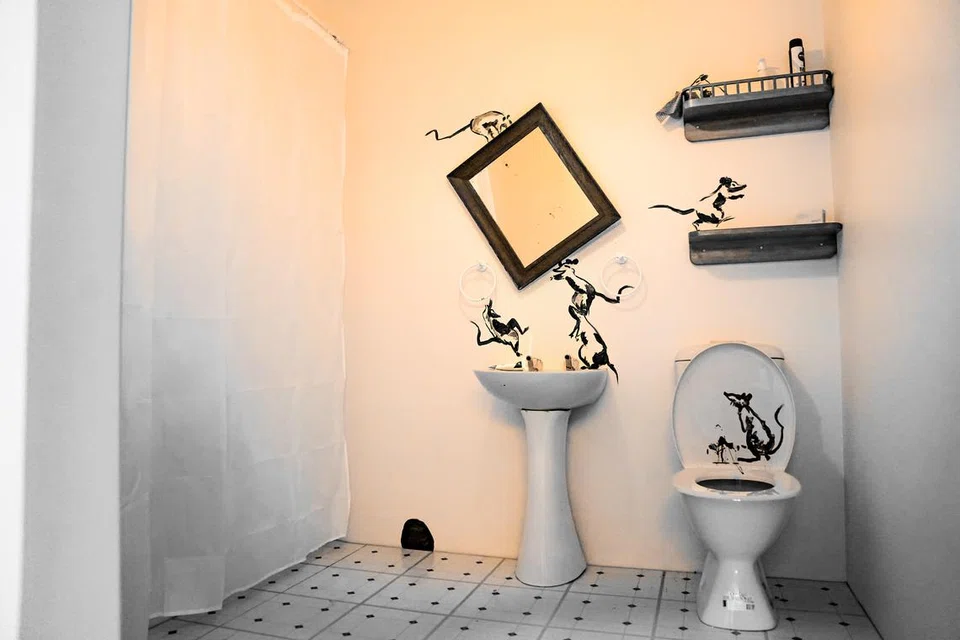 Ini antara karya artis grafiti Banksy yang akan dipamerkan, ‘The Art of Banksy: Without Limits’, mulai Disember di Scotts Road.