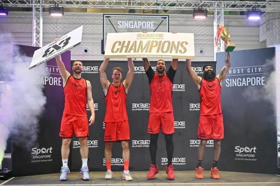 Pasukan Lugano dari Switzerland terdiri daripada (dari kiri) Bryan De Valck, Thibaut Vervoort, Westher Molteni dan Bikramjit Gill.