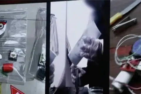 Foto tangkap layar rakaman video memaparkan remaja Indonesia memberi penerangan langkah demi langkah dalam bahasa Inggeris bagi menyediakan bahan letupan buatan sendiri dan peralatan asas, termasuk serbuk hitam yang dimasukkan ke dalam sebatang paip. Rakaman itu dikongsi pihak polis pada awal Januari dalam sidang media.