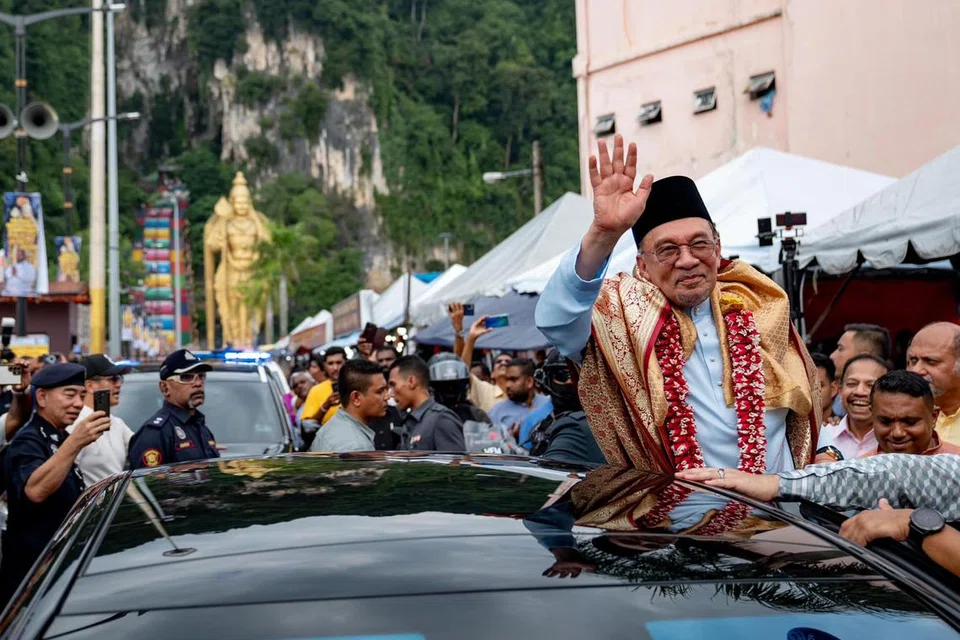 Perdana Menteri Malaysia, Datuk Seri Anwar Ibrahim membuat lawatan sempena sambutan Thaipusam di Batu Caves, Selangor, pada 7 Februari.