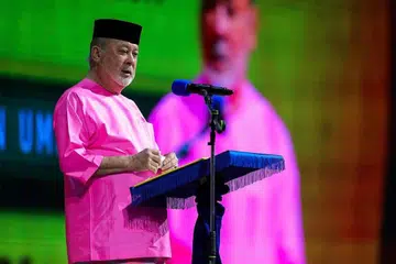 Yang di-Pertuan Agong, Sultan Ibrahim.