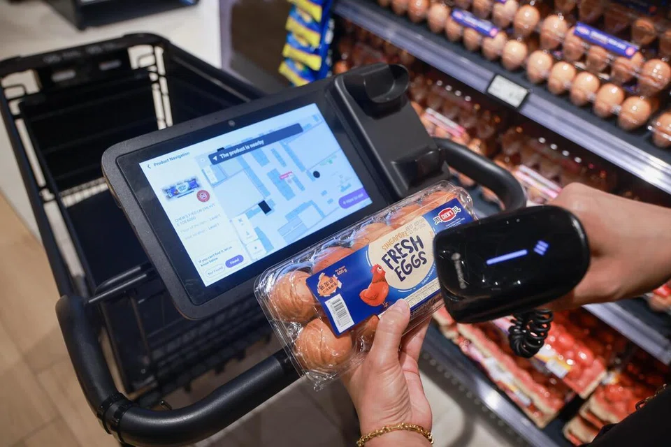 FairPrice, troli pintar, Punggol Coast Mall