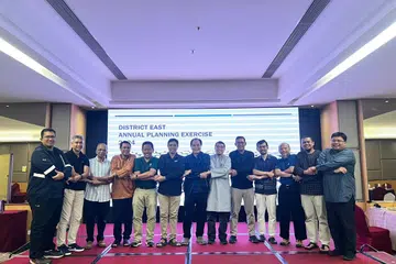 Pengerusi Masjid-Masjid Daerah Timur komited berkhidmat untuk jemaah. Gambar diambil pada 2024. (Tiada dalam gambar: Allahyarham Haji Alla’udin Mohamed, Pengerusi Masjid Khalid, dan Ustaz Haji Dr Mohamed Ali, Pengerusi Masjid Khadijah.)