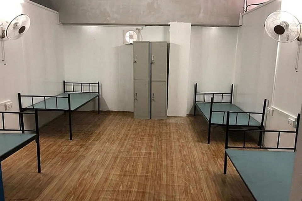 TEMPAT TINGGAL : HDB serta China Construction Realty Co Pte Ltd telah membina tempat tinggal sementara bagi pekerja. - Foto CHINA CONSTRUCTION REALTY CO PTE LTD 