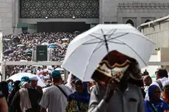 haji, cuaca panas