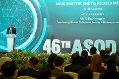 S’pura, Asean, bebas dadah, Shanmugam