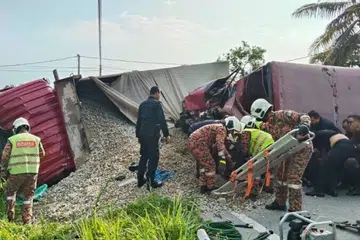 Nahas jalan raya melibatkan sebuah lori membawa muatan batu kerikil dengan trak Pasukan Simpanan Persekutuan (FRU) yang mengorbankan sembilan anggota polis di Perak pada 13 Mei lalu.