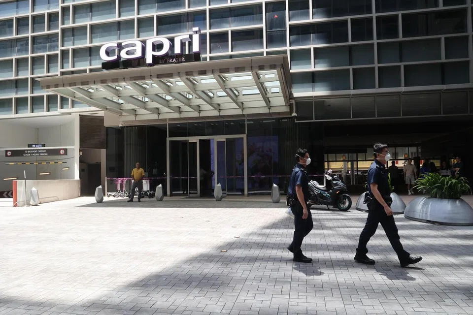 Capri by Fraser, China Square, men kill wife