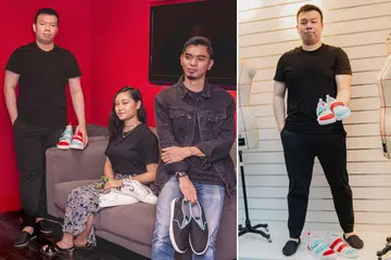 SERTAI PERADUAN DEMI LUPUTKAN KERESAHAN: Encik Muhammad Syahid Mustapa merebut peluang menyertai peraduan rekaan kasut TENCEL™ Art of Shoes 2020 setelah mencari projek baru yang dapat diusahakan setelah kehilangan pekerjaan dalam tempoh Covid-19. - Foto-foto BH oleh NUR DIYANA TAHA