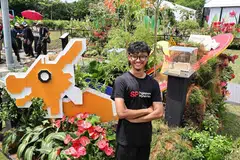 Encik Muhammad Sufi Emmy Effandy, 19 tahun, berkata minatnya terhadap mereka bentuk landskap bermula sejak kecil apabila beliau membantu nenek dan ibunya menjaga tanaman di rumah.