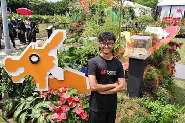 Encik Muhammad Sufi Emmy Effandy, 19 tahun, berkata minatnya terhadap mereka bentuk landskap bermula sejak kecil apabila beliau membantu nenek dan ibunya menjaga tanaman di rumah.
