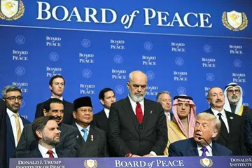 Presiden Amerika Syarikat, Donald Trump, mesyuarat sulung Lembaga Keamanan, Board of Peace, Gaza, Presiden Indonesia, Encik Prabowo Subianto, Timbalan Komander, Pasukan Penstabilan Antarabangsa (ISF)