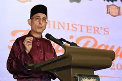 faishal, melayu/islam, gotong royong majlis perjumpaan hari raya menteri