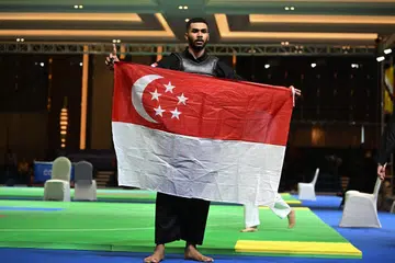 CALON OLAHRAGAWAN: Johan dunia pencak silat, Sheik Farhan Sheik Allau’ddin, antara calon finalis anugerah kali ini.