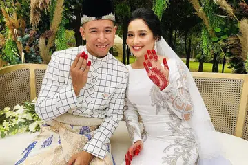 SEMOGA BAHAGIA: Sufi dan Nurulain diijabkabul semalam di Hotel Pulse Grande, Putrajaya. - Foto HARYANI ISMAIL