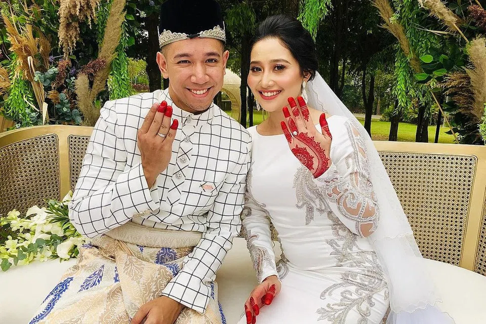 SEMOGA BAHAGIA: Sufi dan Nurulain diijabkabul semalam di Hotel Pulse Grande, Putrajaya. - Foto HARYANI ISMAIL