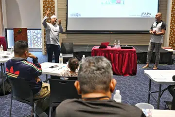 Seramai 10 bapa menyertai bengkel ‘iCAN in Islam’ pada 30 November di Masjid Darul Ghufran.