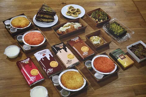 Kini pelbagai produk yang diilhamkan daripada ‘kunafa’ yang terdapat di Singapura.