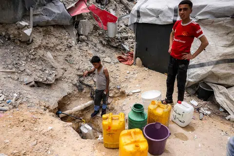 Krisis air, kelaparan, Gaza