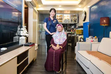 Dr Michelle Soo, pesakit, NUHS@home