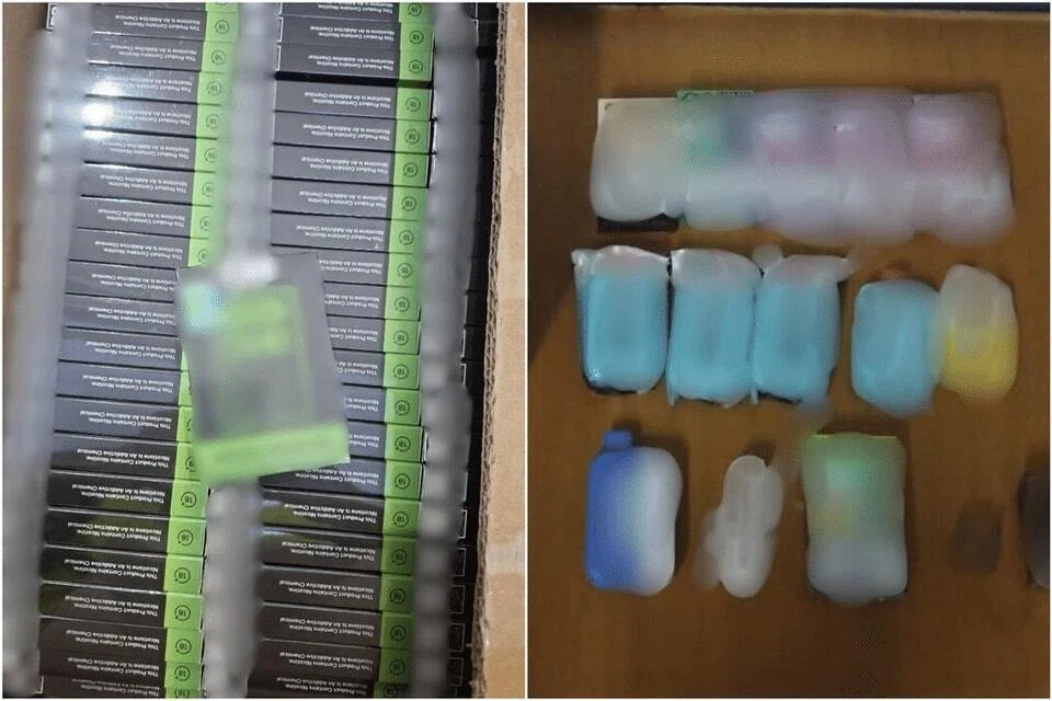 Vape tersebut disembunyikan dalam sebuah kontena kargo yang diisytiharkan mengandungi bank kuasa atau ‘powerbank’.