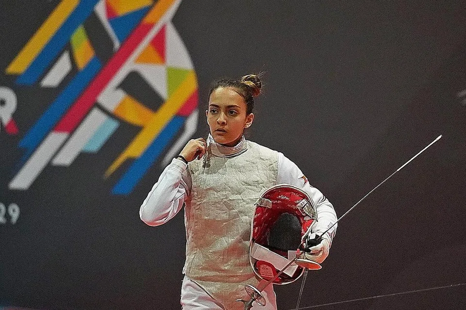 GAGAL PERTAHAN GELARAN: Berthier (gambar 2017) tamat di tempat kedua dalam acara lawan pedang 'foil' wanita baru-baru ini di Havana, walaupun beg peralatannya hilang di lapangan terbang. - Foto SPORT SINGAPORE