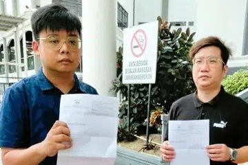 Johor, warga Singapura, khidmat masyarakat, community service, denda, fine