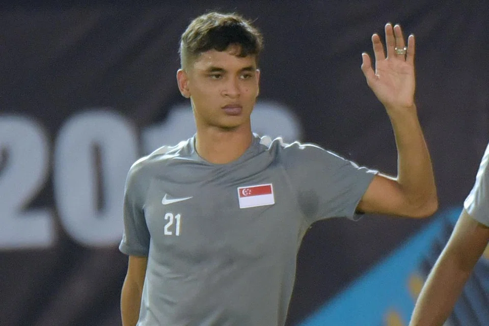 Pemain Singapura yang menyarungi jersi Selangor, Safuwan Baharudin.