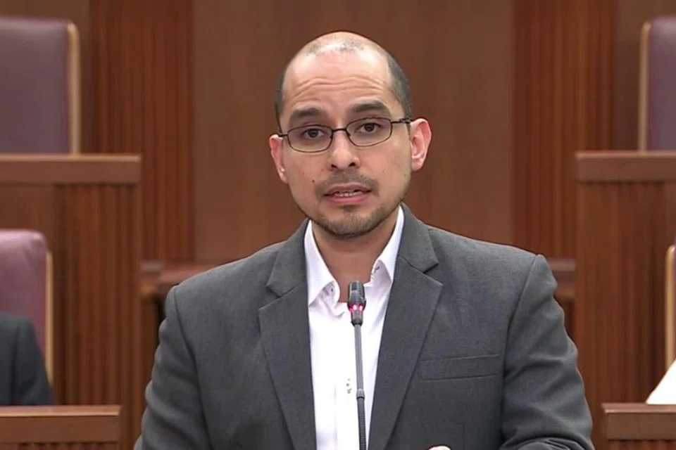 Dr Syed Harun Alhabsyi di Parlimen ketika menyandang jawatan  Anggota Parlimen Dilantik (NMP) pada Februari 2025. 