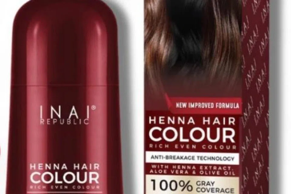 Pewarna rambut berjenama Inai Republic ini dikatakan dapat membantu menutup uban.