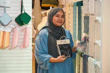 Cik Nur Fathin Atikah Abdul Rahman, 29 tahun, rakan kongsi Envyher, jenama pakaian dalam termasuk bengkung, coli dan seluar dalam.