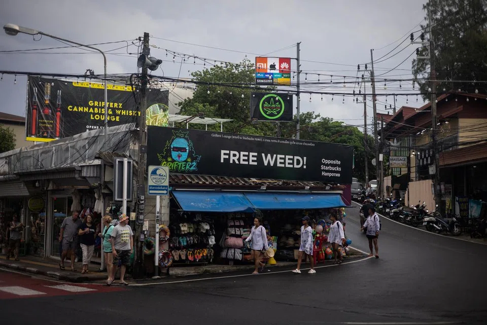 Penjualan ganja meningkat di Thailand pada 2023 apabila dadah dibolehkan. Kerajaan Thailand mengumumkan rancangan mengenakan semula larangan penggunaan ganja rekreasi pada akhir 2024.