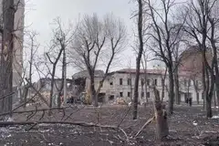 Bandar Kharkiv di Ukraine terjejas teruk oleh pengeboman yang dilakukan tentera Russia.