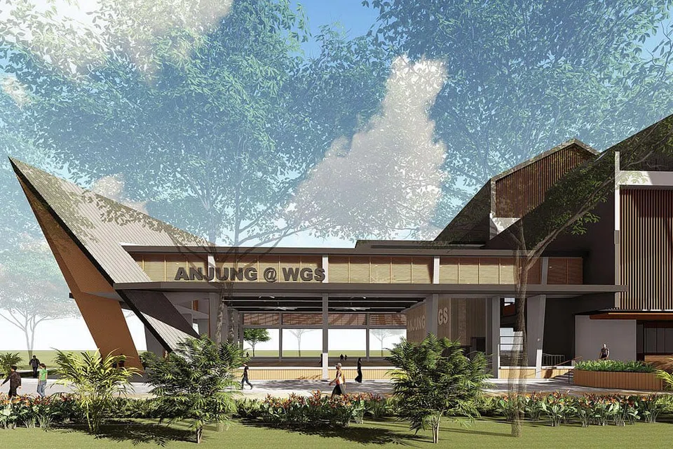 ANGJUNG@WGS: Terletak bersebelahan Wisma Geylang Serai sepanjang Engku Aman Road, dibina dengan tujuan untuk menyediaka ruang pertemuan yang sesuai untuk masyarakat. - Foto-foto WISMA GEYLANG SERAI