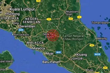 gempa bumi, lemah, Segamat