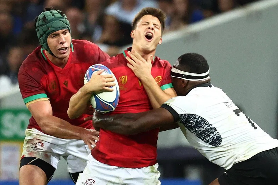 BERI PERLINDUNGAN: Ragbi Dunia mengesahkan ia akan mula menggunakan pelindung mulut bijak – yang dapat memantau vektor pecutan atau G-Force bagi setiap impak kepala dalam masa sebenar – bagi memperbaiki keselamatan pemain dalam perlawanan elit. 