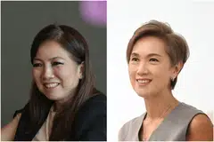 Ketua Pegawai Eksekutif (CEO) DBS, Cik Tan Su Shan (kiri), menduduki tangga teratas senarai wanita paling berkuasa di Asia menurut Fortune, manakala Menteri Penerangan dan Pembangunan Digital, Cik Josephine Teo (kanan), dinamakan antara 12 ‘Wanita Paling Berpengaruh’.